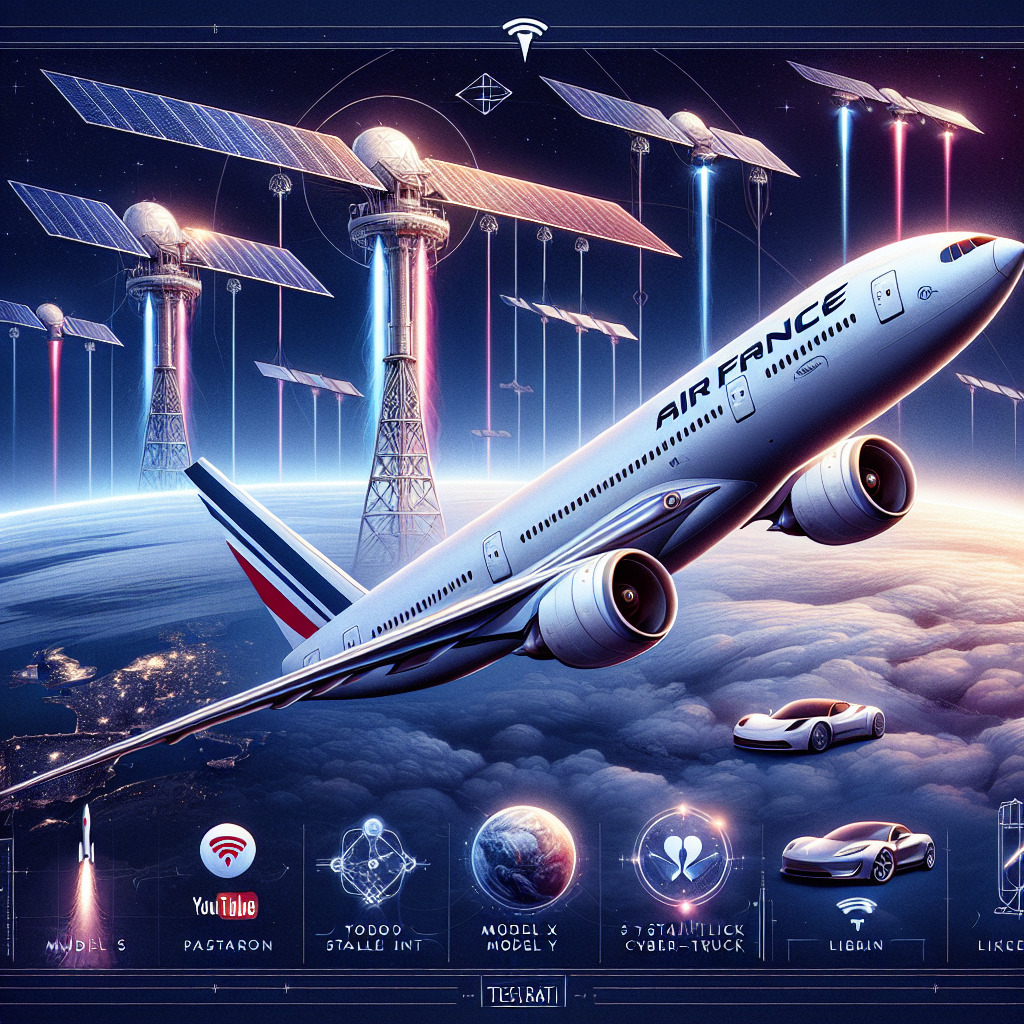 Air France Selects Starlink for Free High-Speed In-Flight Internet